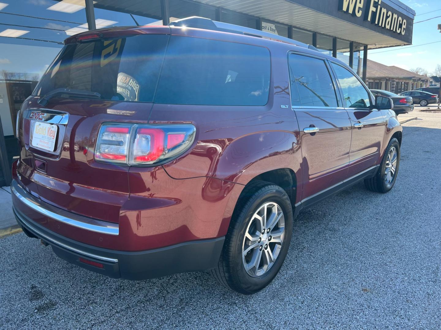 2016 Crimson Red Tintcoat GMC Acadia SLT-1 FWD (1GKKRRKD9GJ) with an 3.6L V6 DOHC 24V engine, 6-Speed Automatic transmission, located at 1633 W Kimberly, Davenport, IA, 52806, (563) 323-5341, 41.559456, -90.598732 - Photo#3